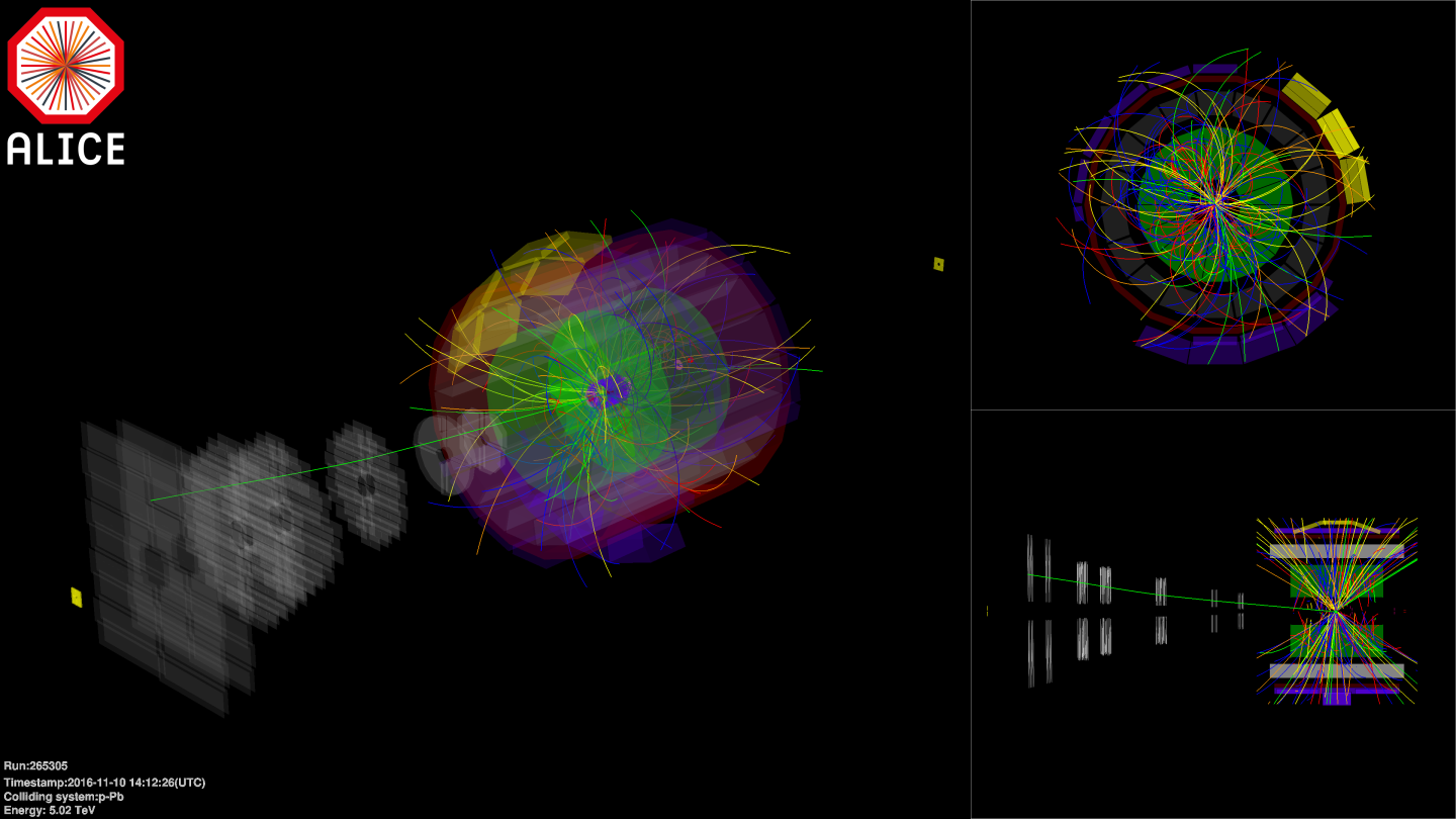 El LHC comienza las colisiones entre iones de plomo y protones | CPAN - Centro Nacional de Física de Partículas, Astropartículas y Nuclear